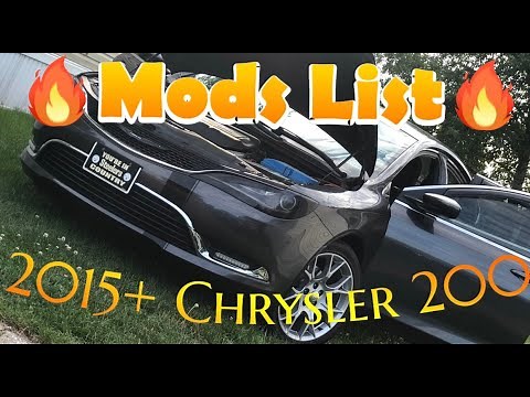 Top 10 Mods List for 2015+ Chrysler 200
