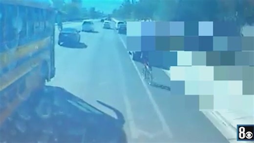 Video reveals moments before Las Vegas 12-year-old killed in CCSD school bus crash