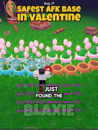 Safest AFK Base in Valentine 🔥 99 nights in the forest #roblox #99nights #99nightsintheforest