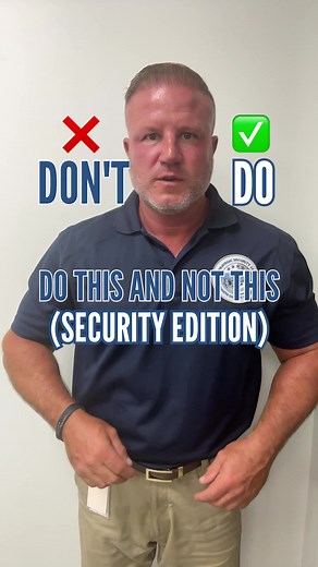 Security Do's and Don'ts for Professionals