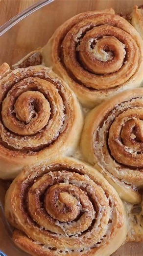 Easy Homemade Cinnamon Rolls😋💯👌 #cinnamonrolls #recipe #homemade #baking #qandina #dessert #how