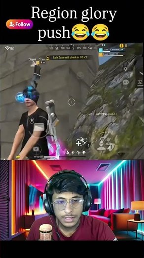 region glory push 🤣😂#freefire #vairalvideo #shortvideo #shorts #trendingshorts #highlights #ff