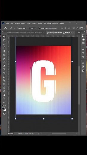 Adobe Photoshop 2025 ✨ | How to make a stunning glass effect on the text