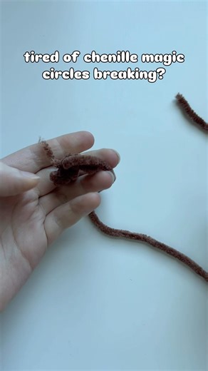 Crochet tip for making magic circles with chenille yarn that won’t break!