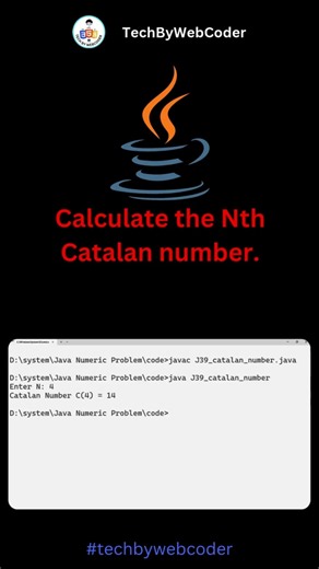 Day 39: Catalan Number in Java