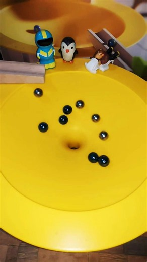 ✨️🍬 Motion Black 🎱 Marbles Haba Funnel Jungle Marble Run #ASMR #chrome #oddlysatisfying #fyp