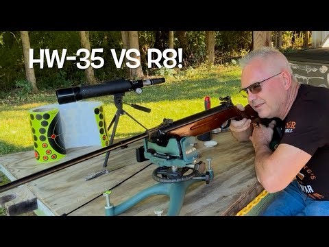 1970 Weihrauch HW-35 vs 1983 Beeman R8 iron sights for the win!