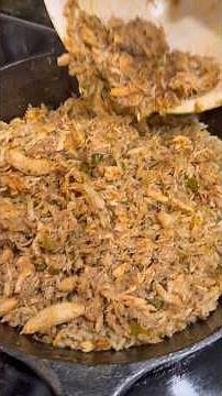 Yummy delicious crab fried rice