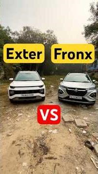 Exter VS Fronx Which one to buy #hyundai #marutisuzuki #fronx #extercng #hyundaiexter #extervsfronx