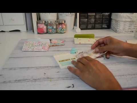 Mini Pocket Accordion File Folder | with | File tab inserts using | WRMK | Mini Envelope Punchboard