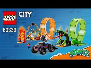 LEGO® City | Double Loop Stunt Arena (60339)[598 pcs] Building Instructions | Top Brick Builder