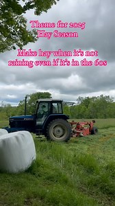 The weather for the 2025 hay season has been less than desirable. We are near 50% done, but the hay is ready. One can only hope the weather clears soon to get the rest off. . . . #beef #familyfarm #eatlocal #knowyourfarmer #beefitswhatsfordinner #eatrealbeef #eatbeef #slipperyrock #hereford #angus #grassfedbeef #grassfinished #grainfinished #pastureraised #hay #hayseason #hayfield #fordtractor #newhollandtractor #kuhn | Willow Creek Family Farm
