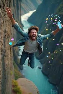 Falling Off a Cliff While Recording for YouTube 😱 | Epic POV Short Film 2025