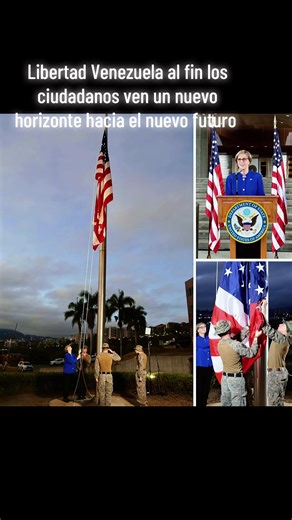 # En la mañana del 14 de marzo de 2019, la bandera estadounidense fue arriada por última vez en la Embajada de los Estados Unidos en Caracas. Esta mañana, 14 de marzo de 2026, a la misma hora, mi equipo y yo izamos la bandera de los Estados Unidos—exactamente siete años después de haber sido retirada. Ha comenzado una nueva era para las relaciones entre los Estados Unidos y Venezuela.#💜💜🇪🇨💜🇪🇨🇪🇨💜💜
