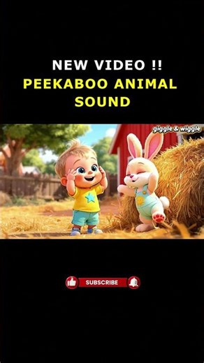 Peekaboo Goat 🐐 Maa Maa | Animal Sounds for Kids