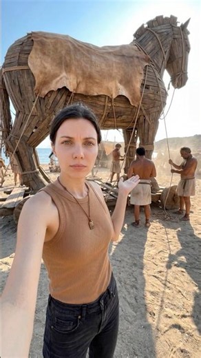 I time travelled to the last day of Troy in 1180 BCE 🐴 #history