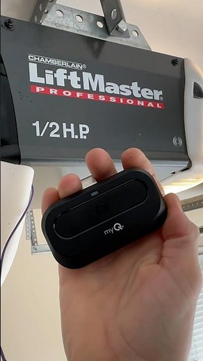 How to program myQ Chamberlain one button remote