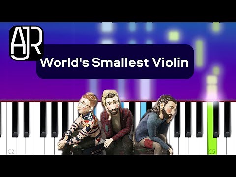 AJR - World's Smallest Violin | Piano Tutorial