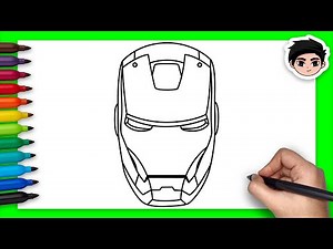 How To Draw Iron Man - Easy Step By Step