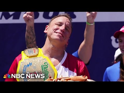 Joey Chestnut reclaims Nathan's hot dog eating contest title