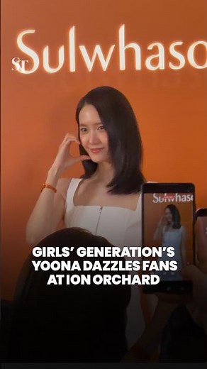 Yoona from Girls’ Generation (SNSD) captivates crowds at ION Orchard