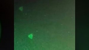 Footage captured by US Navy destroyer shows mysterious flashing objects in sky