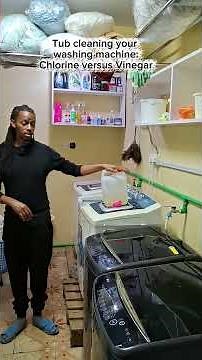 Cleaning your LG washing machine tub: Bleach or vinegar?