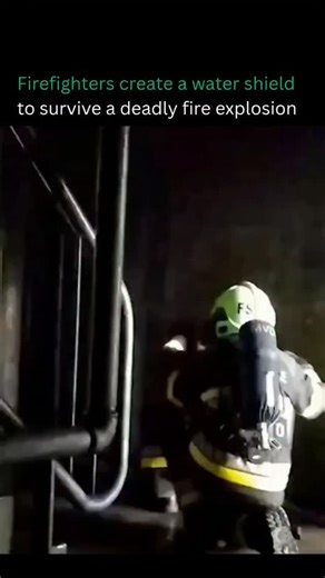 Buzzora Ai | What you’re seeing is a firefighter preparing for a backdraft. In a closed room, fire uses up oxygen and looks weaker. But everything... | Instagram