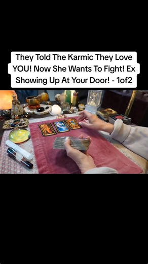 They Told The Karmic They Love YOU! Now She Wants To Fight! Ex Showing Up At Your Door! - 1of2 #trending #tarot #viral #tarotreading