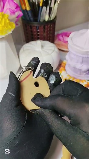 keyring- fb page( Art&co) #shortvideo #diy #shortsviral #art #konva #craftyhome #craft