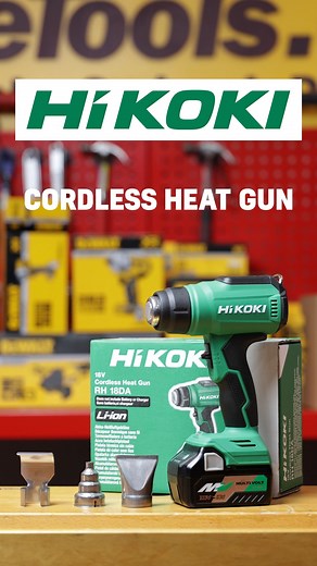 1K views · 11 reactions | Heat things up with the NEW HiKOKI Cordless Heat Gun!  Heat up to 500°C and be in control with the easy to use controls and LCD screen.  Available to Pre-Order Now at TradeTools. Click here ➡️ https://bit.ly/3Pc6Ccx or search 'RH18DA' on our website! ✅ #hikoki #tradetools #heat #hot | TradeTools | Facebook