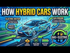 How Hybrid Cars Work – Cars Quietly Switching Between Gasoline and Electricity.