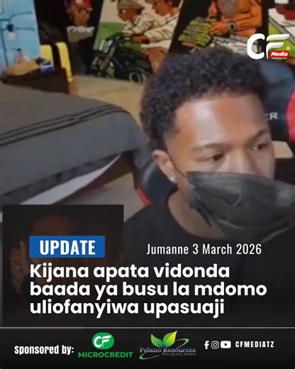 Video hii inamuonyesha kijana akiwa na vidonda vikali mdomoni baada ya kubusu mpenzi wake aliyefanyiwa upasuaji wa kuongeza midomo (lip augmentation). Tukio hili limechochea mjadala mkubwa mtandaoni kuhusu usalama wa taratibu za urembo na tahadhari zinazopaswa kuchukuliwa baada ya upasuaji. #cfmedia entertainment#Cfmediatz | CF Media