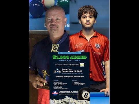 BJ Ussery vs Jas Makhani - 8 Ball Tournament - Third Round - Points Event #16 - 9/13/25