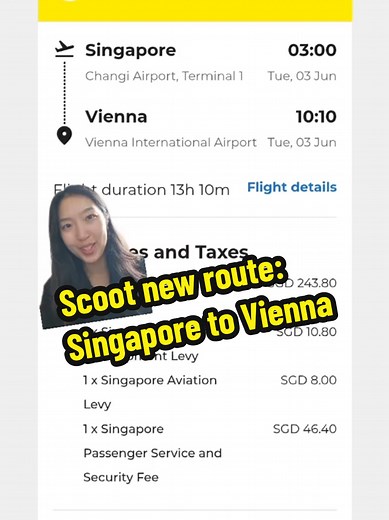Cheap Flights to Vienna with Scoot Airlines