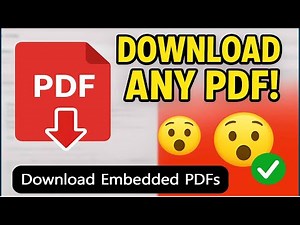 How to Download Embedded PDFs from Any Website Easily | Website ke andar ka PDF kaise download kare