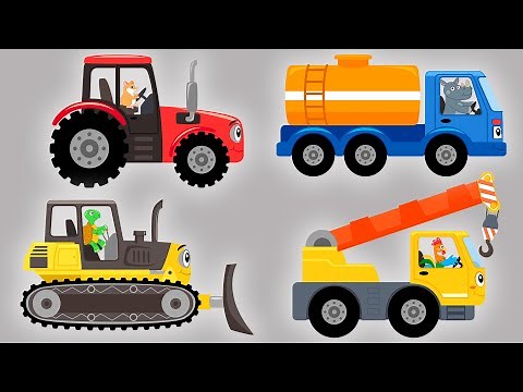 Kote Kitty auf Deutsch – Tiere fahren Autos | Lustiges Kinderlied über Fahrzeuge und Tiere
