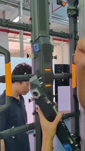 Installing Power Box in LED Screen | Factory Demo #linsnled #factory #ledscreen #powerbox