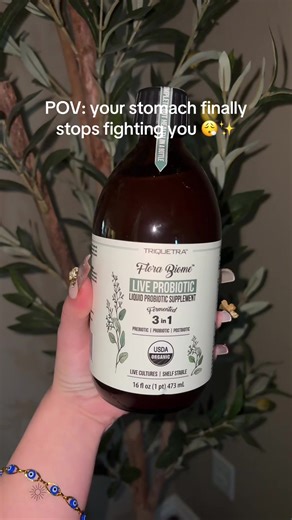 I started taking this Flora Biome Live Probiotic and my gut has NEVER felt better. Less bloating, smoother digestion, and no more random stomach discomfort 👏 It’s a 3-in-1 probiotic (pre pro postbiotics), fermented, shelf-stable, and USDA organic 🌿 If your gut needs a reset… this is it. #GutHealth #ProbioticTok #FloraBiome #DigestiveHealth #BloatRelief