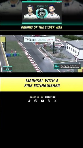 Lewis HAMILTON engine on FIRE at Hungaroring (Hungarian GP) | Origins of The Silver War F1 2014