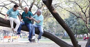 Two Senior Man Son Having Fun Stock Footage Video (100% Royalty-free) 1088753635 | Shutterstock