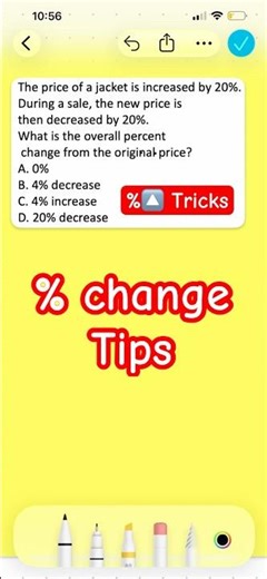 Stop making this SAT percentage mistake #satmath #shorts