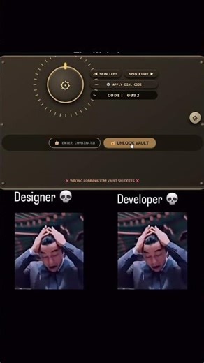 This Wallet Unlocks Only with Password 😳💻 #shorts #coding #animation #creativecoding