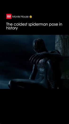 The coldest spiderman pose in history