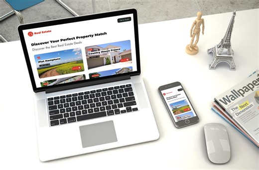 Real Estate Hero Website Template - Etsy