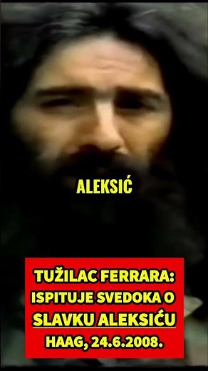 Slavko Aleksić, Vojislav Šešelj (24.6.08) #internationalcourtofjustice #sarajevo #bosnaihercegovina