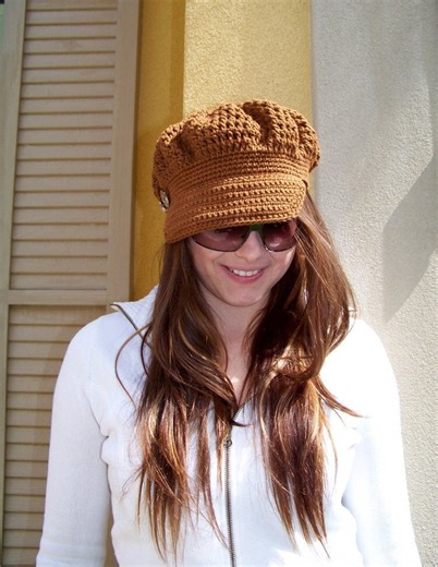 Crochet Newsboy Hat Pattern, Easy Crochet Pattern, Fall Slouchy Visor Cap PDF - Etsy