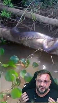 Green Anaconda thermoregulating in PR | SNAKE WEEK EPISODE 12 #biologohenrique #biologist