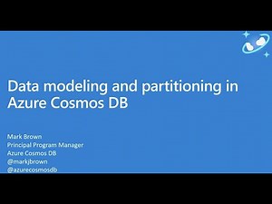 Data Modeling and Partitioning in Azure Cosmos DB - Mark Brown - NDC Oslo 2021