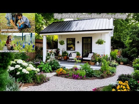 Top 200 DIY Garden Ideas! Easy + Cheap. Want to Design It?
